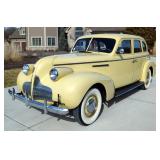 1939 Buick Standard Fodor (4 Door), Rebuilt 268 Cubc Inch 107 HP Dynaflash Straight i8 Engine, 3 Spe