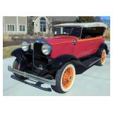 1929 Chrysler Series 65 4 Door Phaeton, 249 Cubic Inch 75 HP L Head Inline 6 Engine, 3 Speed Manual 