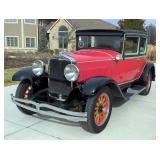 1928 Hupmobile Century Six Opera Coupe, 212 Cubic Inch Inline 6 Engine, 6 Volt, 3 Speed Manual Trans