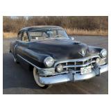 1950 Cadillac 4 Door, 331 Cubic Inch 160 HP V-8 Engine, 3 Speed Manual Transmission, Black, VIN #506