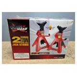 Cross Road 2-Ton Jack Stands, Qty 2 Sets