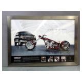 Lincoln Mark LT Chopper Limited Edition Motorcycle Advertisement 