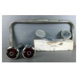 1934 Ford Tail Lights, Ford Bumper Guard, And Mirror Set 