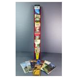 Metal Map Display Rack Including Road Maps 