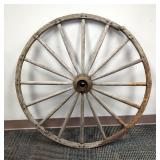 Wooden Wagon Wheel, 39" 