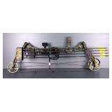 Bear Charge Compound Bow, 30', With Quick Detach Quiver, Trigger Release, 3 Blade Fixed Blade Broadh