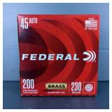 Federal .45 Auto Ammo, Approx 200 Rounds, Local Pickup Only