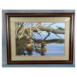 Christopher B. Walden, Water Boys Print, Signed And Numbered 729/900, Framed And Matted, 26' x 34'