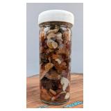 Raw Opal Stones In Jar With Water, 4.75' Tall Raw Opal Stones In Jar With Water, 4.75' Tall