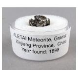 Aletai Meteorite Specimen, 2.22g, Xinjiang Province, China, Found In 1898 Aletai Meteorite Specimen, 2.22g, Xinjiang Province, China, Found In 1898