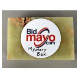 Jewelry, Gemstone, Mineral, And Unique Treasure Mystery Box, Polished Green Onyx Box Jewelry, Gemstone, Mineral, And Unique Treasure Mystery Box, Polished Green Onyx Box