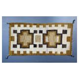 Navajo Rug With Geometric Pattern, 18' x 35' Navajo Rug With Geometric Pattern, 18' x 35'