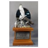 Michael Anthony Ricker The Bald Eagle Birds Of Prey Collection Sculpture, Signed And Numbered Michael Anthony Ricker The Bald Eagle Birds Of Prey Collection Sculpture, Signed And Numbered