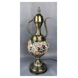 Turkish Mosaic Table Lamp, 16' Tall Turkish Mosaic Table Lamp, 16' Tall