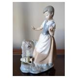 Nao By Lladró Spanish Made Porcelain Statuette, 11.5" Tall