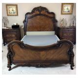 Fairmont Designs Traditional Queen Size Bed Frame, Includes Head And Footboard And Side Rails. Headb