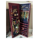 Lori Greiner "For Your Ease Only" Wall Hanging Jewelry Armoire, Approx 48" x 14.5" x 3.5", Includes 
