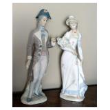 Zaphir Porcelain Figurines, Qty 2, Approx 14"