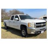 2009 Chevrolet Silverado 2500HD 4WD Pickup Truck, Automatic, 6.0L Vortec V8 Gas Engine, VIN# 1GCHK53