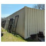 High Cube Two Door Shipping Container, Approx 9.5' x 53'