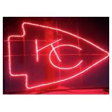 Hand Crafted Chiefs Rope Light Sign, 144' x 88', Powers On