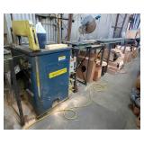 Whirlwind Pneumatic Upcut Saw, With Makita 14' Miter Saw, Model LS1440, Powers On, And Mathews Rolle