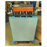 Acura Punch Press With Twin Cylinder Hydraulic Stand, 12' Measuring System, Kawneer 45IT VG Frontgla