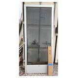  Kawneer Narrow Stile Aluminum Storefront Doors, MS Deadbolt Lock And Flush Bolts, C09/CP II Push/Pu