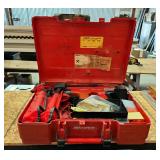 Hilti DX451 .27 Cal Piston Drive Tool, With Strip Loads, Attachments, And More, In Hard Case