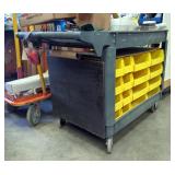 Organizer Storage Cart With Storage Bins