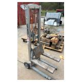Genie Industries Hand Operated Lift Truck, Model GL-8, Max Load Capacity 350lbs