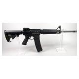 Smith & Wesson M&P-15 5.56 Nato Rifle SN# TV27708, Flip Up Peep Sight, Adjustable Stock
