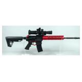 Anderson Mfg AM-15 R 5.56 Nato Rifle SN# 18060578, Adjustable Stock, 1-4x Scope, Optic Sight 