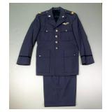 U.S. Air Force Uniform, Includes Jacket And Trousers, With Major Rank Insignia, Size 38R 