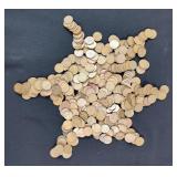 US Wheat Penny Collection, Years Range 1950 - 1958, Approx Qty 407 
