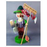 Steinbach "Oktoberfest" German Wooden Musical Incense Smoker, Approx 10"