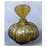 Lalique "Mirabel" Perfume Bottle, Signed, Approx 4.75" x 4"