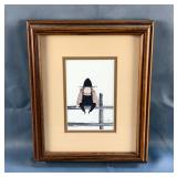 P. Buckley Moss (American 1933-2024) Limited Edition Print Of Amish Boy, Signed And Numbered 471/200