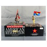 King & Country Military Collectors Figures, Includes Model VN029, And American Revolution Figure Mod