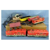 Louis Marx Co Diesel Type Electrical Train Set With Transformer, In Original Box 