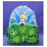 Disney Loungefly Tinker Bell And Clover Mini Backpack, Tinker Bell Will Hide In the Clover, New