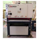 TimeSavers Series 1300 Wide Belt Sander, Powers On