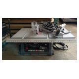 Porter Cable Jobsite Table Saw, Model PCV220TS, Powers On