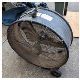 Industrial Rolling 30" Fan, Powers On