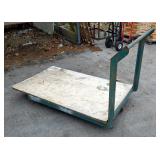 Industrial 4-Wheel Flat Bed Rolling Cart, 42.5" x 36" x 52" With 37" x 64" Board 