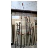 Pony Pipe Clamps, Qty 14