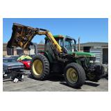 2003 John Deere Model 7210 Tractor With Machete Boom Mower, Hours Showing 4041 