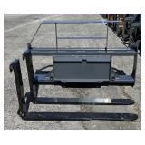 2025 Landhonor MPF-11-2000G Mini Skid Steer Pallet Fork Frame, Unused