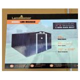  2025 Landhonor LHR-MS0608 6ft x 8ft Galvanized Apex Roof Metal Shed, Unused