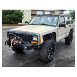 1997 Jeep Cherokee 4WD SUV, VIN 1J4FJ28S3VL548924, Miles Showing On Odometer 209,904, Missouri Title